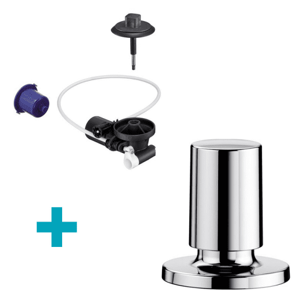 Blanco InFino Nachrüst-Set für InFino-Ablaufsystem mit Comfort Zug-Ablauffernbedienung, Kuststoff