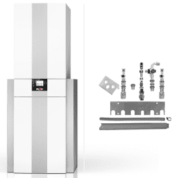 Wolf Paket Brennwertzentrale CGS-2-14/150R Regelung BM-2, Aufputz