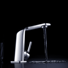 Premium AQVA FLOW Design Waschtisch-Einhebelmischer