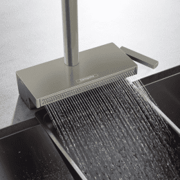 Hansgrohe Aquno Select M81 Küchenarmatur, ausziehbar, schwenkbar edelstahl gebürstet