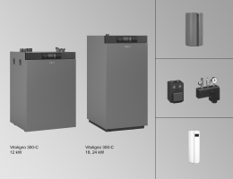 Viessmann Paket Vitoligno 300-C, 18 kW Saugsystem ohne Partikelabscheider