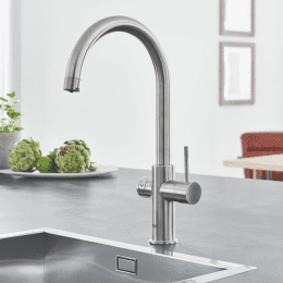 Blue Home Spültischarmatur mit Kühleinheit und Wasserfilter, SuperSteel