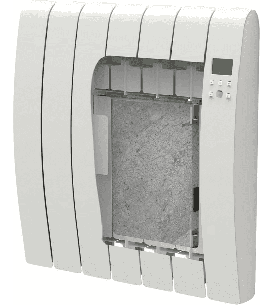 fondital Aluminium-Heizkörper elektrisch, Sinuoso, 1000W, weiß