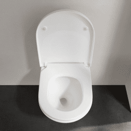 Villeroy & Boch Subway 3.0 Wand-WC mit TwistFlush mit WC-Sitz, mit CeramicPlus, weiß