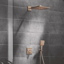 Grohe Grohtherm SmartControl Unterputz-Duschsystem mit Thermostat warm sunset gebürstet Grohe Grohtherm SmartControl Unterputz-Duschsystem mit Thermostat warm sunset gebürstet