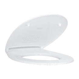 Grohe Solido Klosett Bau Ceramic und WC Sitz softclose, Betätigungsplatte verchromt