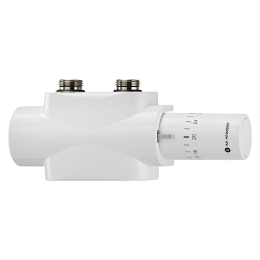 HEIMEIER Heimeier Multilux 4-Eclipse-Set mit Halo, Zweirohrbetrieb 3/4", weiß RAL 9016