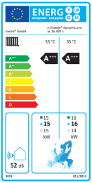 Kermi Luft/Wasser Wärmepumpe x-change dynamic pro ac 16 AW E 7-19 kW, außen, ohne Regler