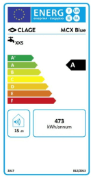 Clage MCX BLUE 3,5 kW Klein-Durchlauferhitzer Untertischgerät