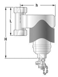 SPIROTECH Magnetit- und Schlammabscheider Spiro Trap MBL, DN32(11/4") IG