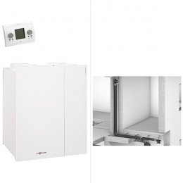 Viessmann Paket Vitovent 300-W Rundkanal DA75 250 qm Wohnfläche