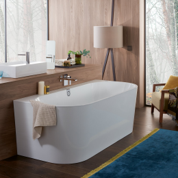 Villeroy & Boch Oberon 2.0 Vorwand-Badewanne, mit Schürze 180x80x46 cm weiß