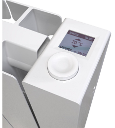 fondital Aluminium-Heizkörper Elektrisch eBlitz Wi-Fi, 1800 Watt, weiß RAL 9010