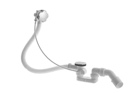 Duravit Universal Ab- & Überlaufgarnitur Komplett-Set chrom