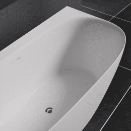 Riho Omega Back2Wall Vorwand-Badewanne mit Verkleidung 170 x 80 x 58 cm