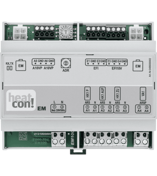 EBV Heizungsregelung EBV EM 100 Erweiterung Hutschienenmontage