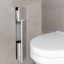 ESS Container T-ROLL Einbau WC-Bürstenhalter und Nische weiß