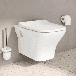 Vitra Matrix Komplett-SET Wand-WC mit neeos Vorwandelement, elektronischer Betätigungsplatte