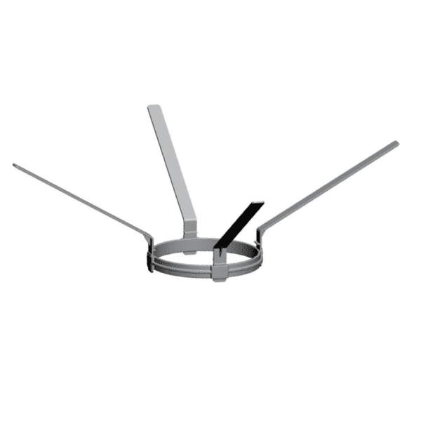 WOLF Abstandhalter DN125 6 Stück, aus PP