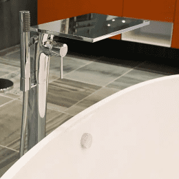 Axor Massaud Badewannenarmatur, Standmontage, Chrom