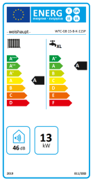 Weishaupt Paket WTC-GB 15-B K-115P Gas, mit Zirkulationsstrang/Pumpe, oben