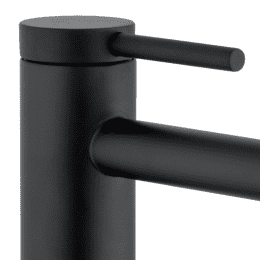 Mariner Logica Waschtischarmatur mit erhöhtem Armaturenkörper schwarz matt