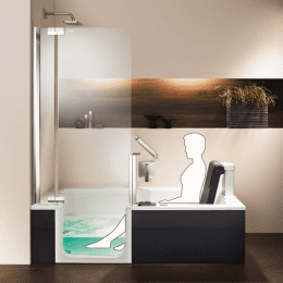 Artweger Artlift links mit Vorrüstsatz 1600x750x2110mm MH/EK/VC