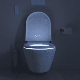 Duravit SensoWash D-Neo Wand-Dusch-WC Compact mit WC-Sitz mit DuraShield, weiß