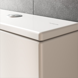Hansgrohe EluPura Original S - WC-Kombination mit SoftClose-Sitz, Vario-Abgang, AquaChannel Flush, R