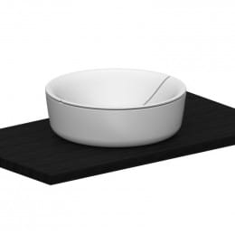 Scarabeo Mizu + Cover Aufsatzwaschbecken weiß 45 x 15 cm