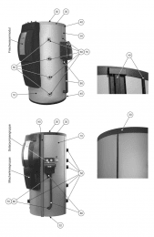 Wolf Schichten-Pufferspeicher Typ BSP-W-600B, ohne Wärmetauscher