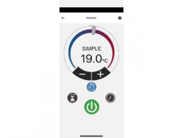 fondital Aluminium-Heizkörper Elektrisch eBlitz Wi-Fi, 750 Watt, weiß RAL 9010