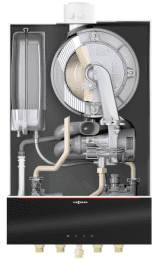 Viessmann Paket Vitodens 200-W B2HH 11 kW Um. 7" mit Vitocell 100-W CUGB 120L