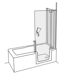 Artweger Twinline Pure Duschtür mitSeitenwand rechts 75x190cm MH/EK/C/VC