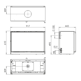 Oranier Kaminofen Ziva XL 8 kW