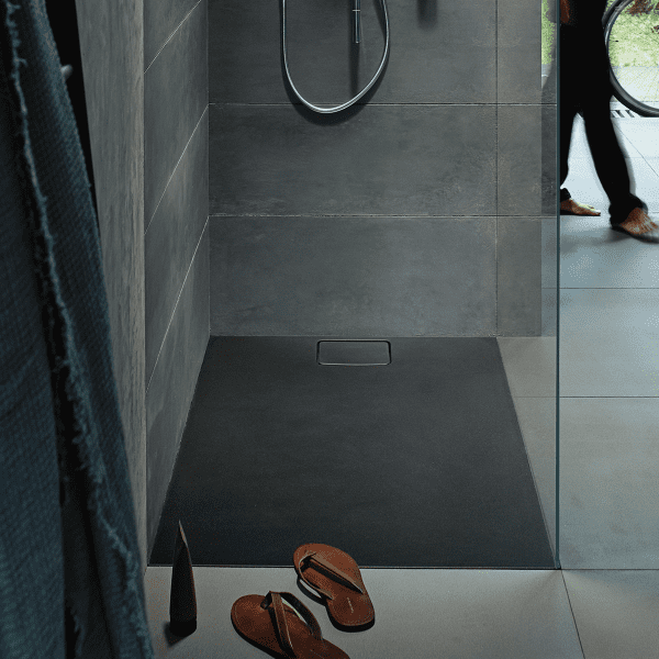 Duravit Stonetto Duschwanne, 1200x800 mm, anthrazit matt