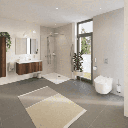 Grohe Sensia Pro Wand-Dusch-WC, PowerFlush Triple Vortex mit WC-Sitz, GROHE HyperClean
