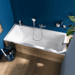 Duravit No.1 Rechteck-Badewanne, Einbau 1800x800 mm weiß