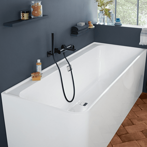 Villeroy & Boch Collaro Eck-Badewanne, mit Schürze 180x80 cm weiß