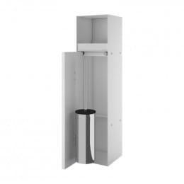 ESS Container T-ROLL Einbau WC - Bürstenhalter und Papierhalter für Nass- und Trockenbau, befliesbar