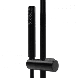 Bossini Black Cosmo Duschsystem mit Thermostatarmatur Kopfbrause Ø 230 mm