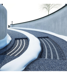 evenes Eis/Schneeschmelz-Heizmatte für Freiflächen in Beton/Sandeinbau 3000W/20x0,5m=10m²/230V