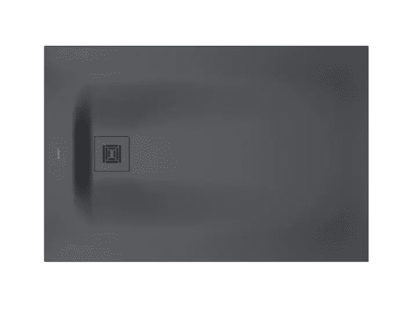 Duravit Sustano Duschtasse 120x80 cm, DuraSolid, dunkelgrau matt