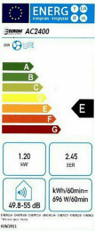 Eurom AC2401 E Caravan Split-Unit-Klimaanlage