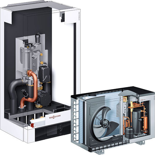 Viessmann Vitocal 200S LuftWärmepumpe in SplitAusführung Z015219 badexo.de