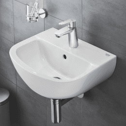 Grohe Bau Ceramic Handwaschbecken 453x354 mm, mit 1 Hahnloch, Alpinweiß