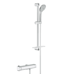 Grohtherm 2000 Thermostat-Duscharmatur, Duschset 600 mm, verchromt