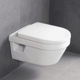 Villeroy & Boch Architectura - Wand-WC, mit Sitz SoftClose, Rimless, mit CeramicPlus Alpinweiß