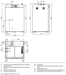 Viessmann Paket Vitoligno 300-C VL3C, 12 kW Vitocell 320-M SVHA 750l vitographite