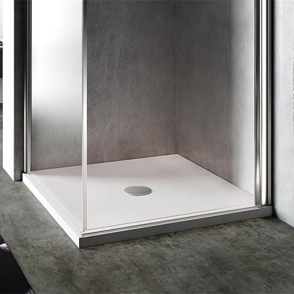 Duschwanne Evje Quadrat 1000 x 35 x 1000 mm Acryl, weiß
